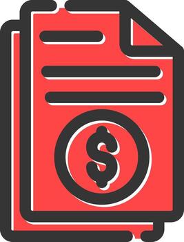 Bill Creative Icon Design vector