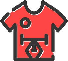 diseño de icono creativo de camiseta vector