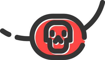 Pirates Patch Creative Icon Design vector