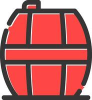 Barrel Creative Icon Design vector