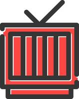 Television Creative Icon Design vector