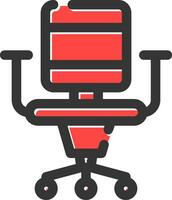 Office Chair Creative Icon Design vector