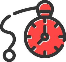 diseño de icono creativo de reloj de bolsillo vector