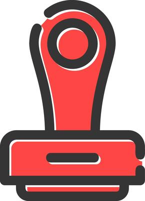Stamp Creative Icon Design