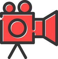 Video Camera Creative Icon Design vector