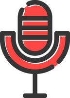 Microphone Creative Icon Design vector