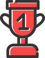 Trophy Creative Icon Design vector