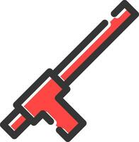 diseño de icono creativo tonfa vector