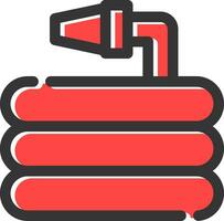 Water Hose Creative Icon Design vector