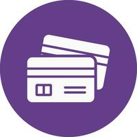 Credit Card Creative Icon Design vector