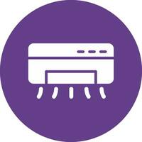 Air Conditioner Creative Icon Design vector