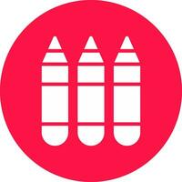 Crayons Creative Icon Design vector