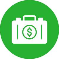 Suitcase Creative Icon Design vector