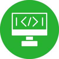 Coding Creative Icon Design vector