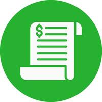 Bill Creative Icon Design vector