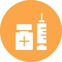 Vaccination Creative Icon Design vector