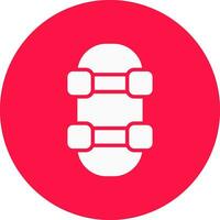 Skateboard Creative Icon Design vector