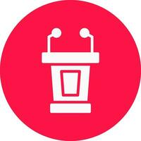 Lectern Creative Icon Design vector