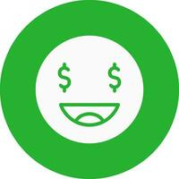 Greedy Creative Icon Design vector