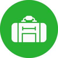 diseño de icono creativo de bolsa de deporte vector