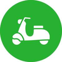 diseño de icono creativo de scooter vector