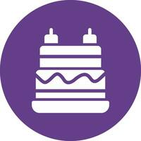 Birthday Cake Creative Icon Design vector