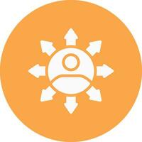 Influence Creative Icon Design vector