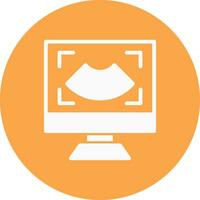 Ultrasound Creative Icon Design vector