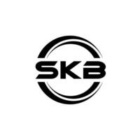 skb letra logo diseño, inspiración para un único identidad. moderno elegancia y creativo diseño. filigrana tu éxito con el sorprendentes esta logo. vector