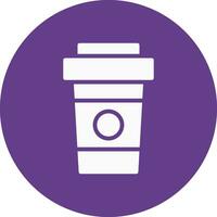 Paper Cup Creative Icon Design vector