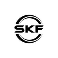 skf letra logo diseño, inspiración para un único identidad. moderno elegancia y creativo diseño. filigrana tu éxito con el sorprendentes esta logo. vector