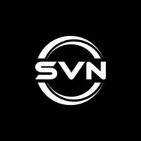 SVN Letter Logo Design, Inspiration for a Unique Identity. Modern Elegance and Creative Design. Watermark Your Success with the Striking this Logo. vector