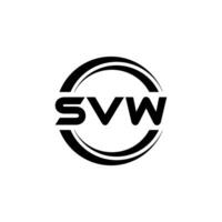 SVW Letter Logo Design, Inspiration for a Unique Identity. Modern Elegance and Creative Design. Watermark Your Success with the Striking this Logo. vector