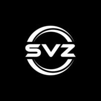 SVZ Letter Logo Design, Inspiration for a Unique Identity. Modern Elegance and Creative Design. Watermark Your Success with the Striking this Logo. vector