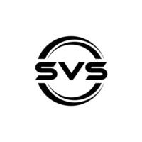 svs letra logo diseño, inspiración para un único identidad. moderno elegancia y creativo diseño. filigrana tu éxito con el sorprendentes esta logo. vector