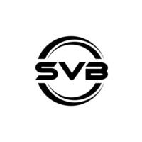 SVB Letter Logo Design, Inspiration for a Unique Identity. Modern Elegance and Creative Design. Watermark Your Success with the Striking this Logo. vector