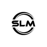 SLM Letter Logo Design, Inspiration for a Unique Identity. Modern Elegance and Creative Design. Watermark Your Success with the Striking this Logo. vector