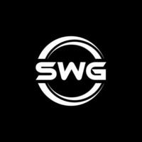 SWG Letter Logo Design, Inspiration for a Unique Identity. Modern Elegance and Creative Design. Watermark Your Success with the Striking this Logo. vector