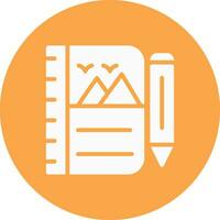 Sketchbook Creative Icon Design vector
