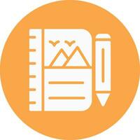 Sketchbook Creative Icon Design vector