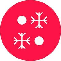 diseño de icono creativo de copo de nieve vector