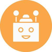 Chatbot Creative Icon Design vector