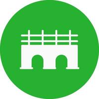 diseño de icono creativo de puente vector