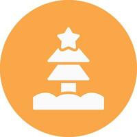 Christmas Tree Creative Icon Design vector