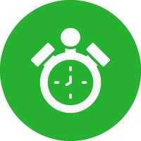 Alarm Clock Creative Icon Design vector