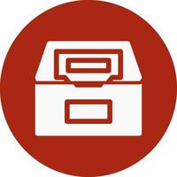 Files Box Creative Icon Design vector