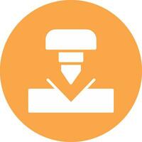 Bending Creative Icon Design vector