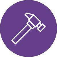 Hammer Creative Icon Design vector