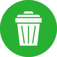 Trash Can Creative Icon Design vector