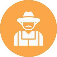 Farmer Creative Icon Design vector